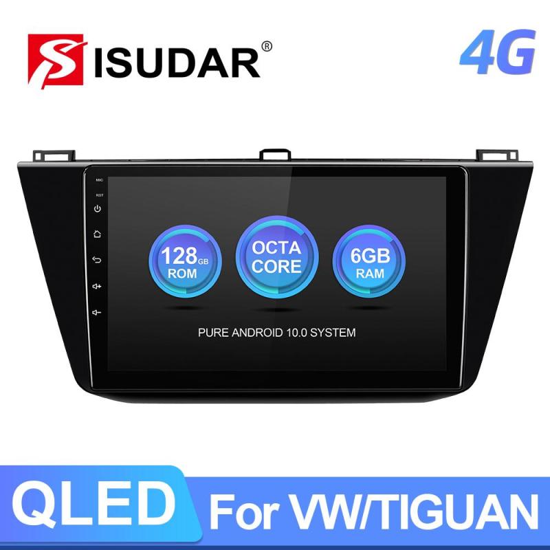 Android Auto radio 6G+128G 4G Sim card For VW/Volkswagen/Tiguan 2017-2019