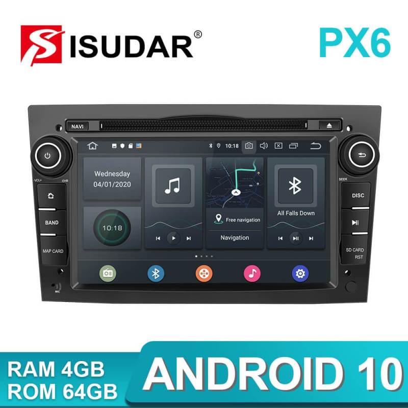 Isudar PX6 Car Multimedia Player DVD For OPEL/ASTRA/Zafira