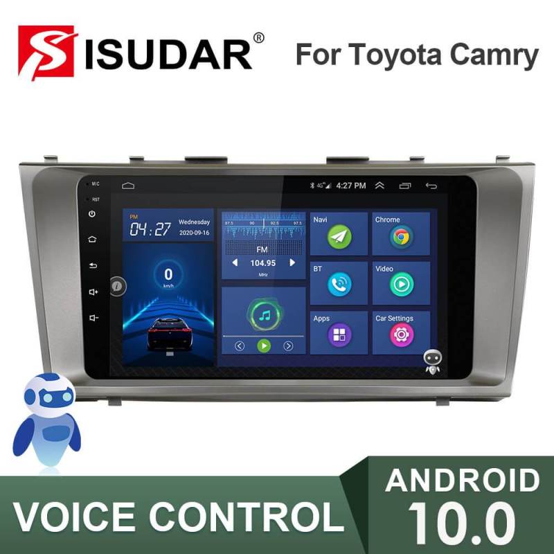 ISUDAR V57S 2 Din Android 10 Car Radio For Toyota Camry 7 XV 40 2006-2011