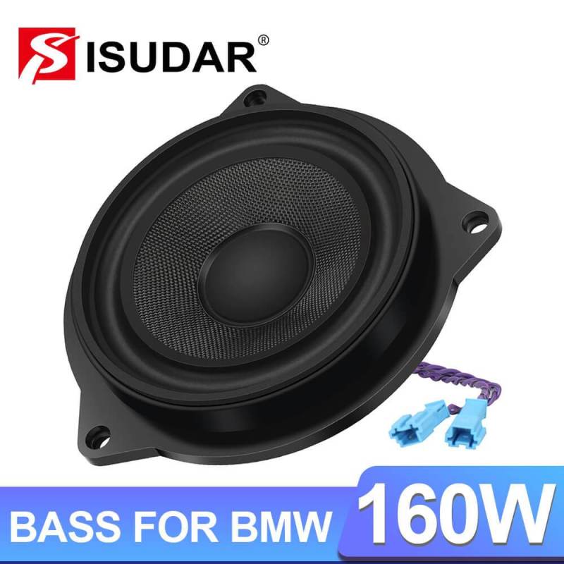 ISUDAR 4.5 Inch Doors Speaker For BMW E60 E70 E81 E90 F10 F20 F30 Series NdFeB Built-in Magnet Stereo System