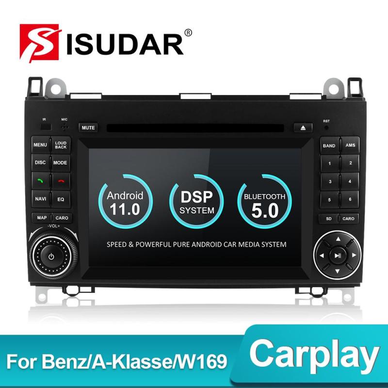 Isudar 4G Anrod 11 Auto Radio For Mercedes/Benz/Sprinter/B200/B170/W169