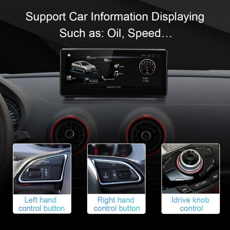 Isudar Qualcomm snapdragon Android 10 Auto radio  for Audi A3
