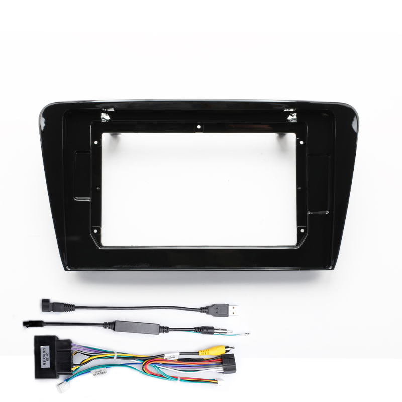 ISUDAR Car Radio Fascias Frame For Skoda Octavia A7 3 2014-2018 Stereo Plastic Panel