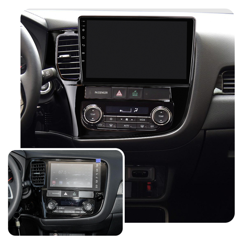 ISUDAR Car Radio Fascia Frame Facials Panel Dashboard For Mitsubishi Outlander 3