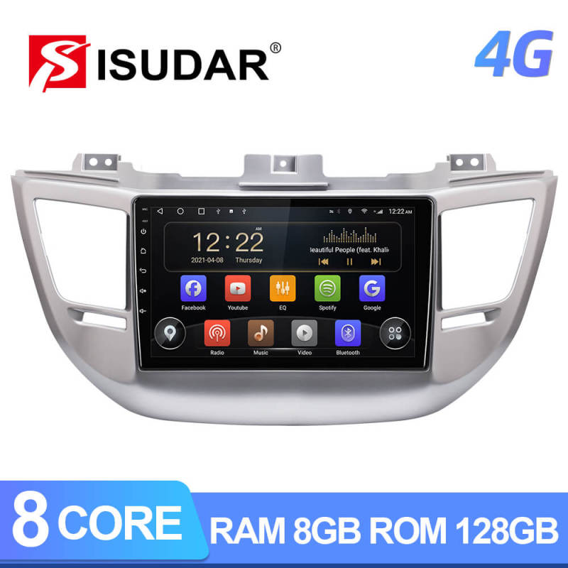 ISUDAR T72 4G Android 10 Auto Radio For Hyundai/Tucson 3 2015-2018