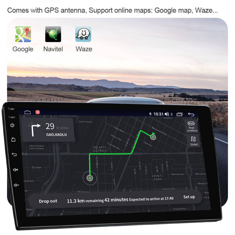 ISUDAR Stereo GPS For Toyota Tacoma 2006-2012