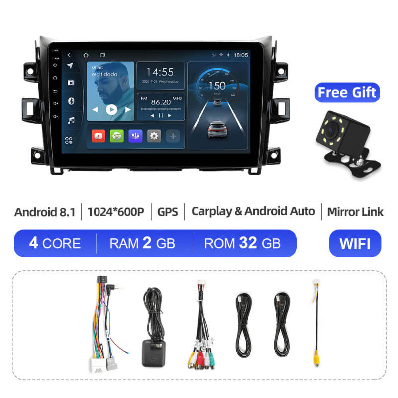 ISUDAR Stereo Android GPS For Nissan Navara Npx00 2015-2017