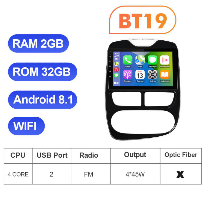 Car Radio Auto Radio Android 10  For RENAULT Clio 3 4 2013-2018