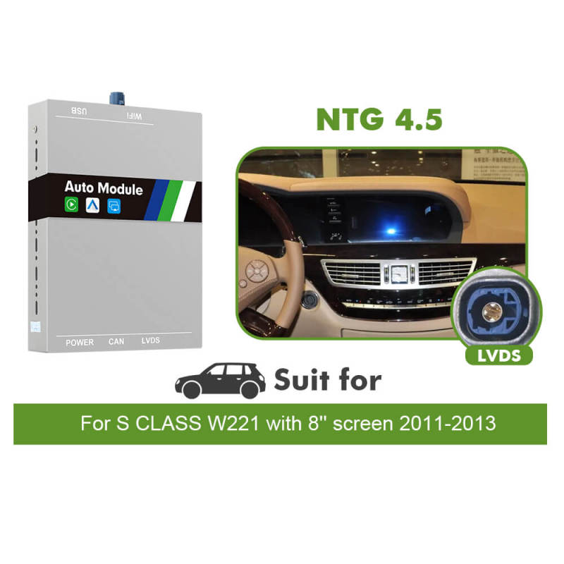 ISUDAR Apple Carplay wireless Modem for Mercedes C Class W204 W205 E Class W212 CLA W117 W212 W211 W210 W124
