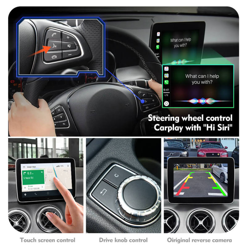 ISUDAR Apple Carplay wireless Modem for Mercedes C Class W204 W205 E Class W212 CLA W117 W212 W211 W210 W124