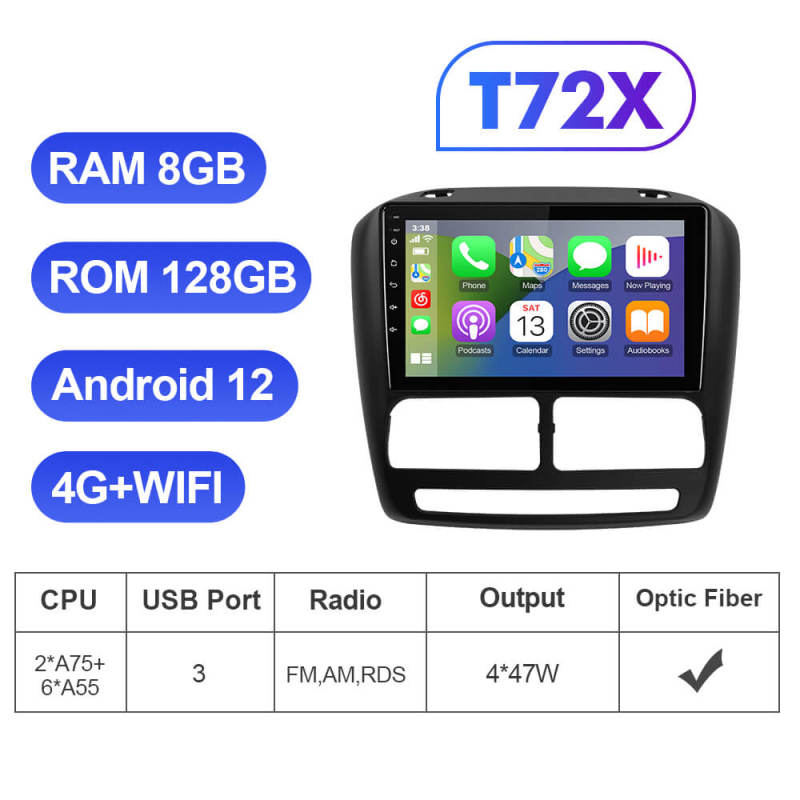 T72 8 Core Carplay Android Auto Radio For Fiat Doblo 2010-2015 Combo 2011-2018