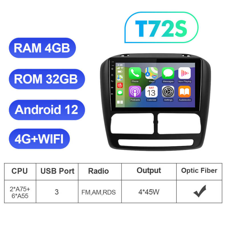 T72 8 Core Carplay Android Auto Radio For Fiat Doblo 2010-2015 Combo 2011-2018