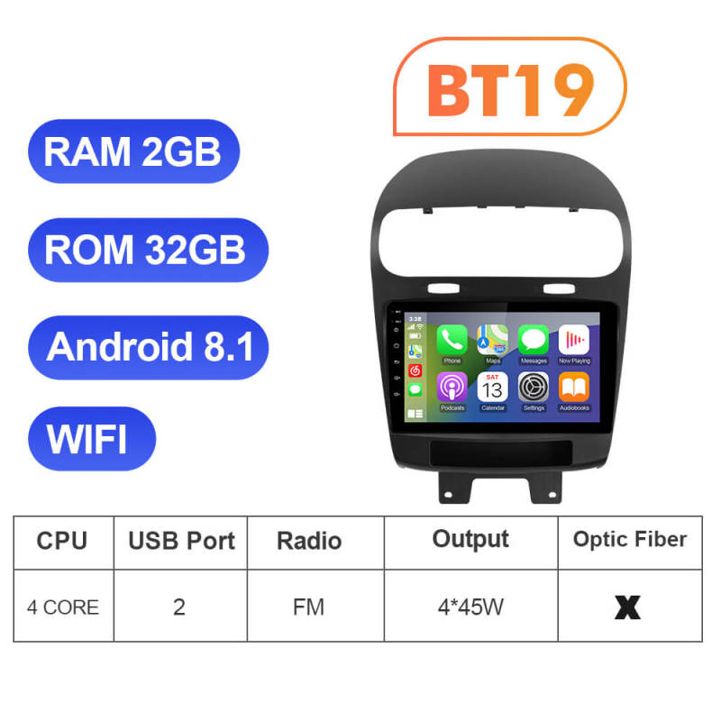 T72 8 Core Android Car Radio Carplay  For Dodge Journey/ Fiat Freemont 2012-2014