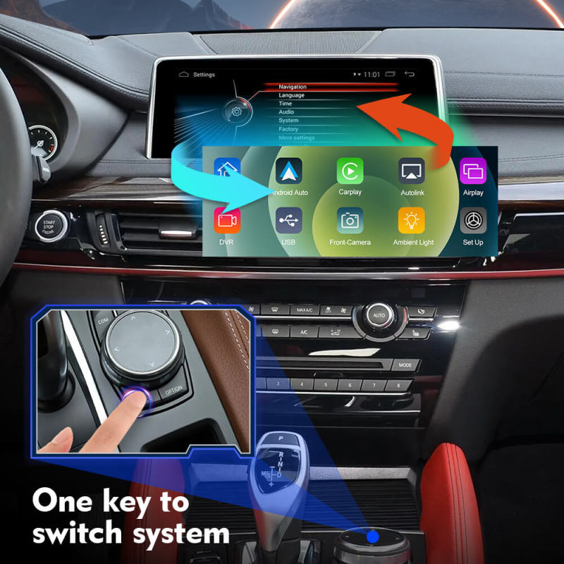 ISUDAR Apple Full Screen Carplay for BMW CIC NBT EVO System