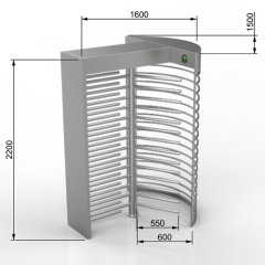 Full Height Turnstile Gate ZC-Q002