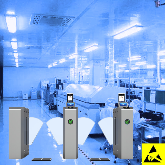 The importance of esd access gate and anti-static access control for clean room