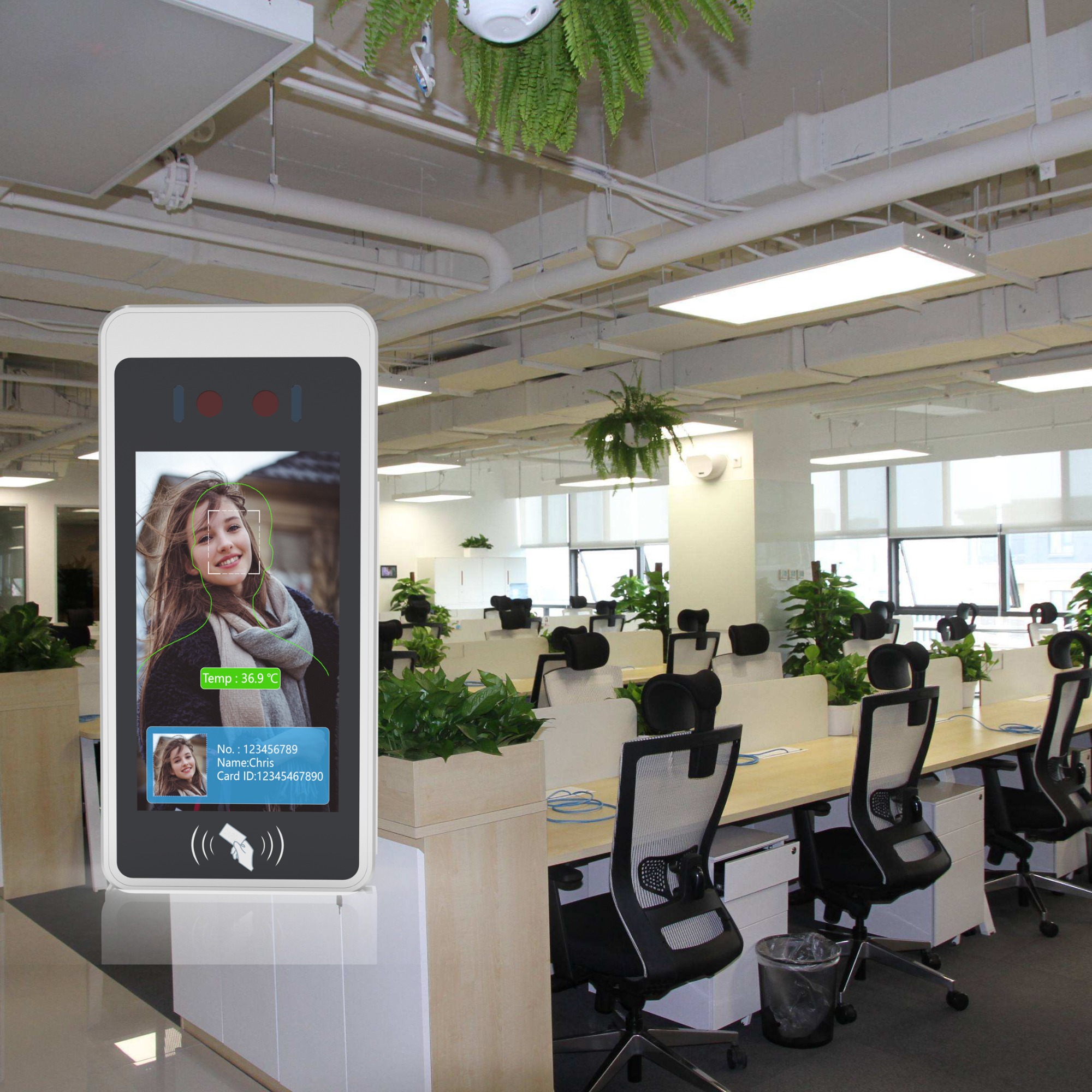 How does face recognition access control integrated machine realize attendance