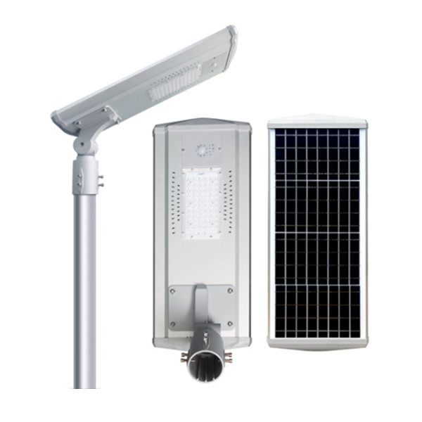 20W Energy Saving Solar Powered Street Light 50000 Hours Life Time With Smart Remote Control