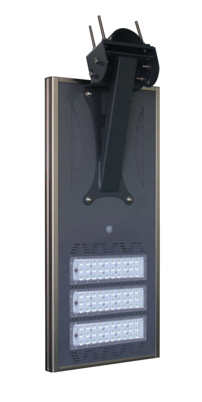 High Efficiency Solar Street Lighting 60W With Solar Panel Battery All In One