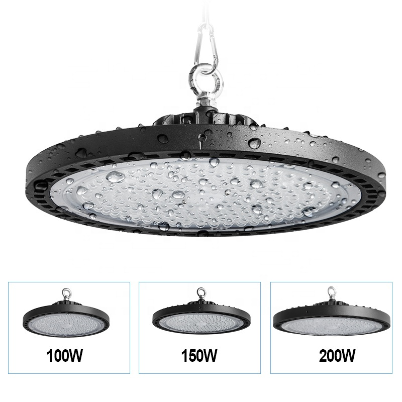 IP65 Explosion Proof Badminton Court 150W 200W High Bay LED Lights 100W UFO LED High Bay Light For Drop Shipping
