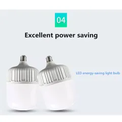 E27 T Shape 10W 50W Energy Saving LED Bulb CRI 80 For Indoor Lighting