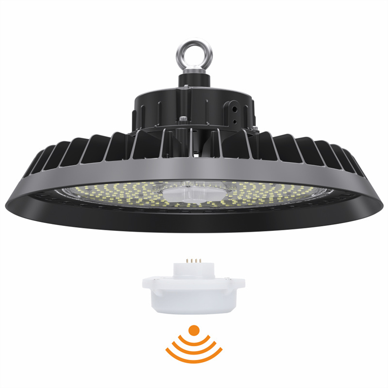 Induction UFO led high bay light 160lm/w for Warehouse Garage Canopy Light with Motion Sensor
