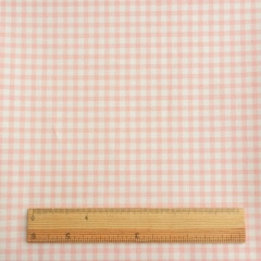 Gingham & Bow Print Muslin Fabric | Infant Lovey Blanket Material