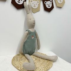 Nordic Fabric Bunny Plushies for Nursery & Home Decor