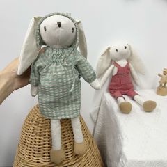 Nordic Fabric Bunny Plushies for Nursery & Home Decor