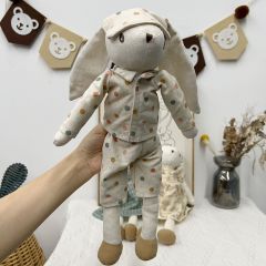 Nordic Fabric Bunny Plushies for Nursery & Home Decor
