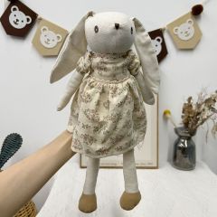 Nordic Fabric Bunny Plushies for Nursery & Home Decor