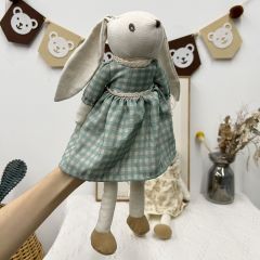 Nordic Fabric Bunny Plushies for Nursery & Home Decor
