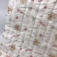 Wholesale Printed Quilted Cotton Muslin Fabric | Custom B2B Manufacturing