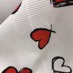 Custom Printed 8mm Cotton Waffle Gauze Fabric | Bring your patterns