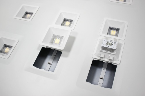 Rhea LED modular panel light low glare led panel UGR<16 replaceable office luminaire