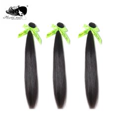 MOCHA Hair 10A Peruvian Straight Virgin Hair Human Hair Bundles Natural Color 3 Bundles Hair Extension Can Be Dyed