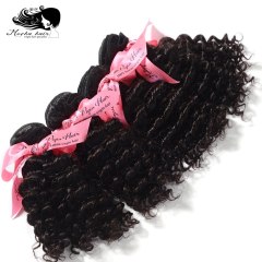 Mocha Hair Deep Wave Malaysia Virgin Hair extension 12inch-28inch Natural Color 100% Human Hair Weaves