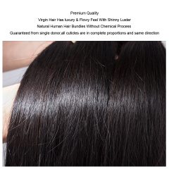 Mocha Hair 10A Malaysia Virgin Straight Hair extension 8"-28" Nature Color 100% Unprocessed Human Hair Weaves