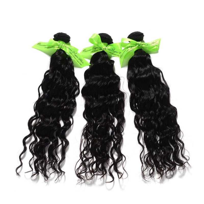 Mocha Hair Natural  Wave 10A Peruvian Virgin Hair  extension 12inch-28inch Nature Color  100% Unprocessed Human Hair Bundles