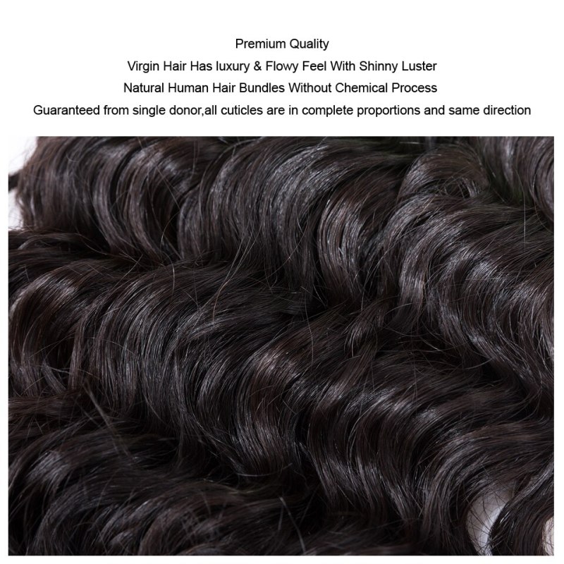 MOCHA Hair 3 Bundles 10A Brazilian Virgin Hair Weave Bundles Natural Wave 100% Unprocessed Human Hair Extension  Free Shipping