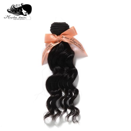 Mocha Hair loose wave10A Indian Virgin Hair extension 12inch-26tinch Nature Color 100% Human Hair Weaves