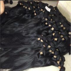 MOCHA Hair 100% Unprocessed 10A Brazilian virgin hair Straight human hair 8"-26" 4 Bundle hair extension natural color