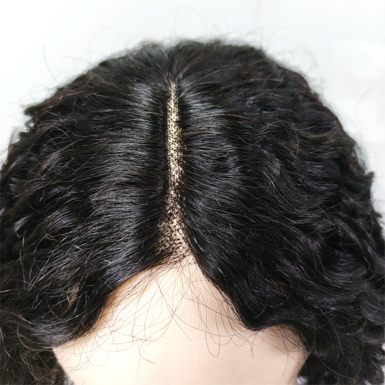 Mocha Hair Human Hair Wigs With Baby Hair T Part Lace Wig Pre Plucked Italian Curly Lace Front Wig