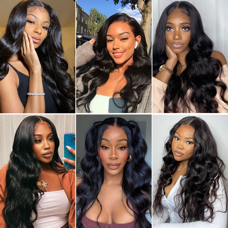 MOCHA Hair  10A Brazilian Virgin Hair Body Wave  3 Bundles With One 4* 4 or 13*4 Lace Closure 100% Human Hair Free shipping