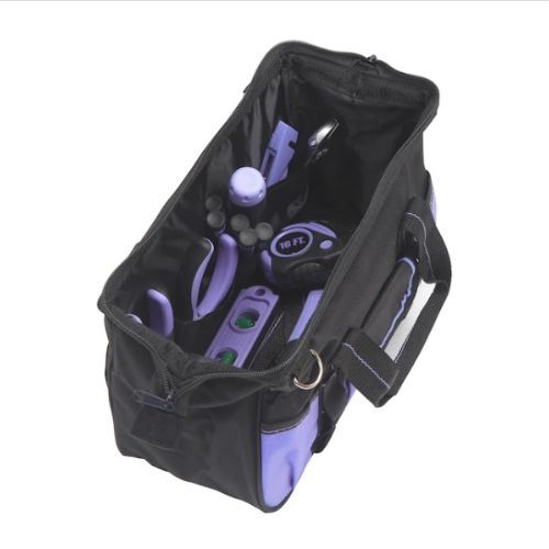 GreatmaxTools GM-PL013 Purple Women Household Tool Set with Soft Package Case