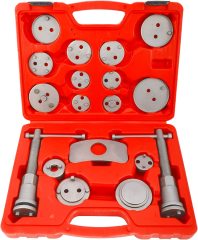 18 Pieces Disc Brake Caliper Compression Tool Kit and Piston Wind Back Tool Set for Brake Pad Replacement