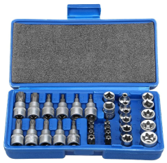 34pcs 3/8” Star Socket & Bits Socket Set