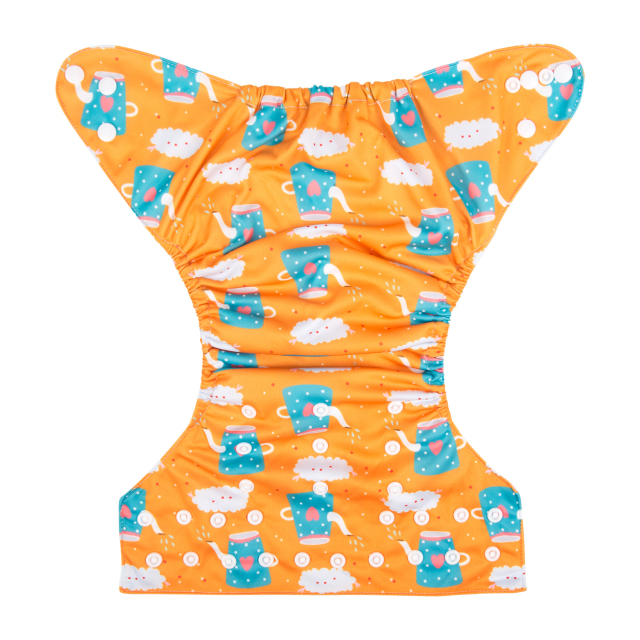 ALVABABY One Size Print Pocket Cloth Diaper -Cup(H180A)