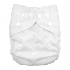 ALVABABY Reusable Cloth Diaper Cover with Double Gussets One Size(DC-B09)