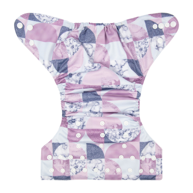 ALVABABY One Size Print Pocket Cloth Diaper (H294A)